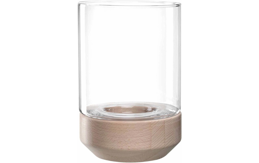 LEONARDO Photophore Legno Nature/Transparent