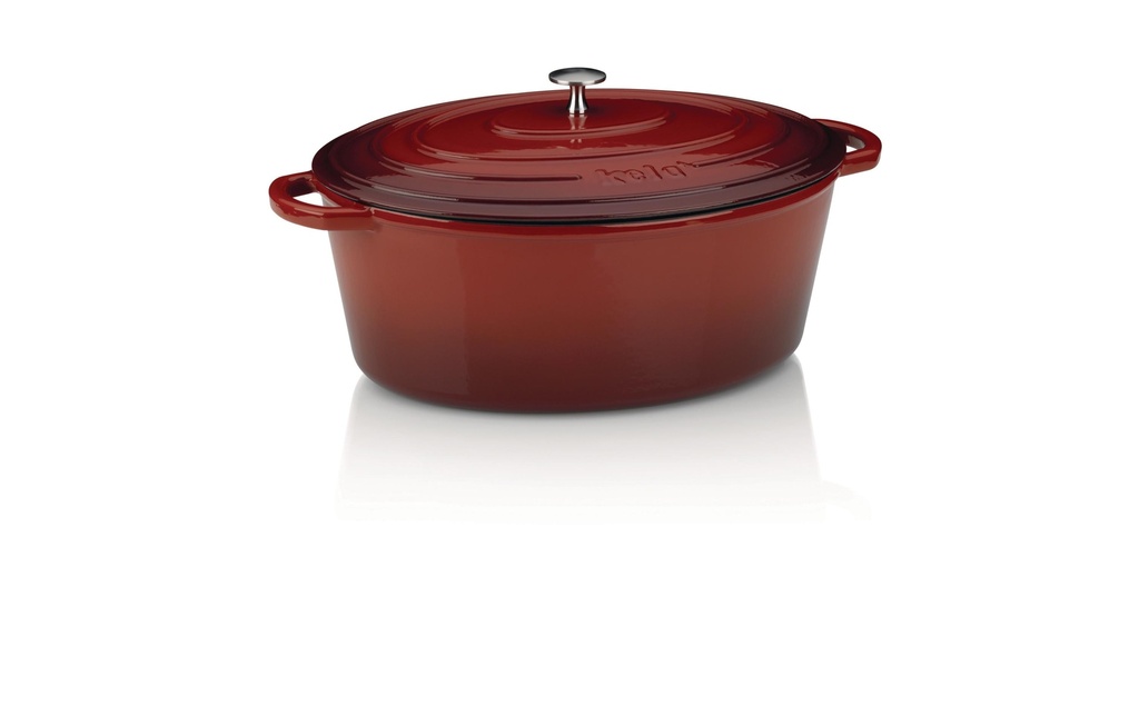 Kela Rôtisseur Calido ovale 36 cm, Rouge