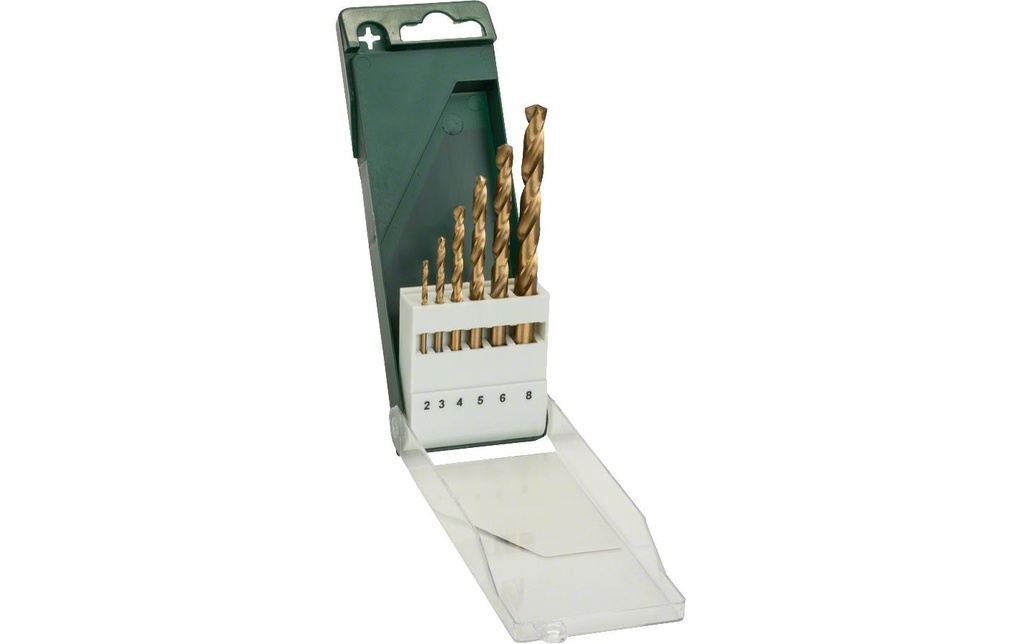 Bosch Kits de forets à métaux HSS-TiN 6-pièces