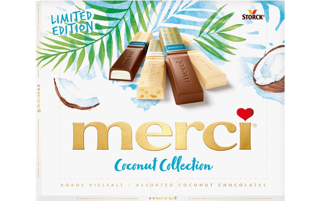 Storck Chocolat Merci Finest Selection Coconut 250 g