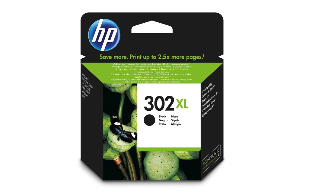 HP HP cart.d'encre 302XL black