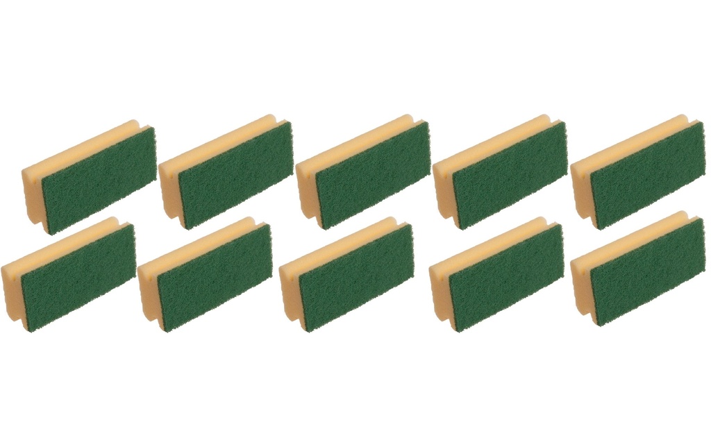 Edi Baur Éponge Basic 10 Pièce/s, Jaune/vert