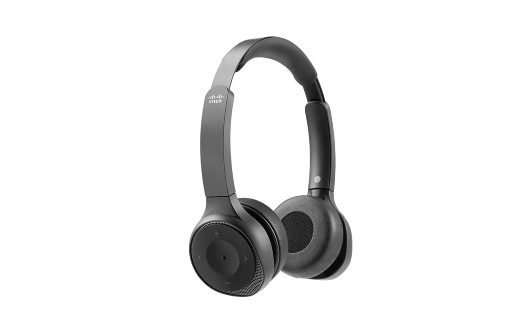 Cisco Casque avec micro 730 Duo Carbone, USB-A, y compris la station de charge