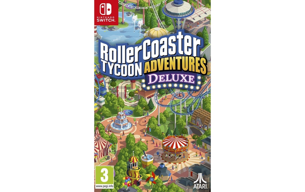 Atari Games RollerCoaster Tycoon Adventures Deluxe [NSW] (F) (Boîte)