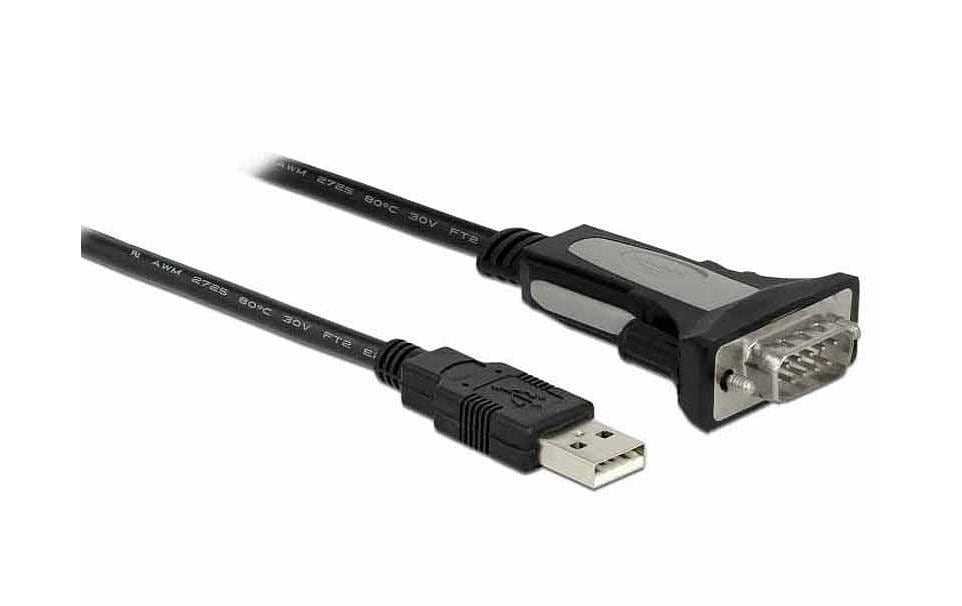 Delock Adaptateur sériel USB-A à RS-232 DB9, 4m