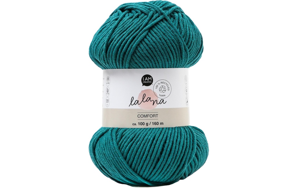 lalana Laine Comfort 100 g, Vert-gris