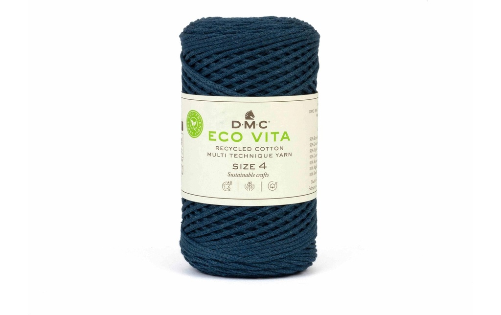 DMC Fil de coton Eco Vita 4 Pétrole