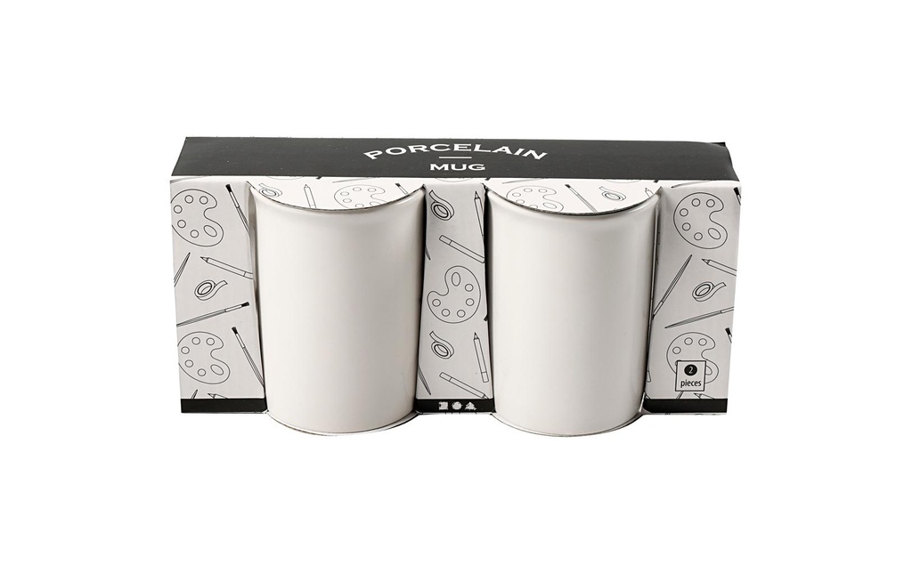 Creativ Company Tasse en porcelaine 2 Pièce/s
