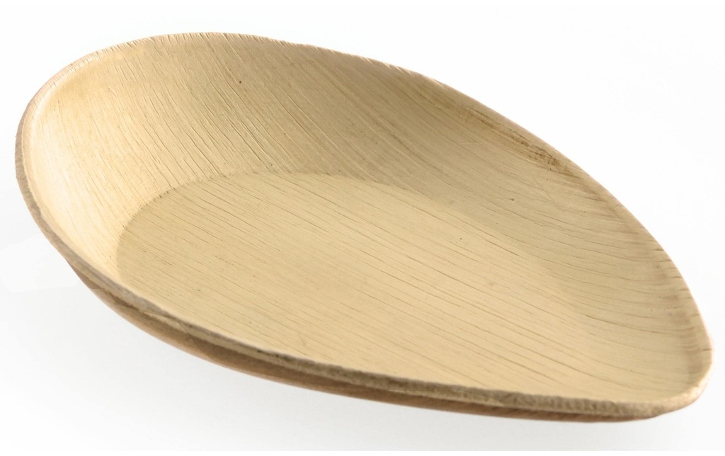 Sier Assiettes jetables Palm 7 cm x 11 cm, 20 Pièce/s, Brun clair