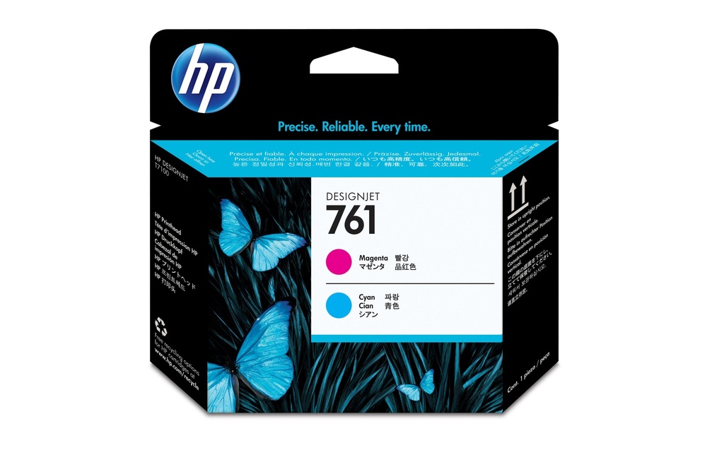HP HP tête impres. 761 mag/cyan