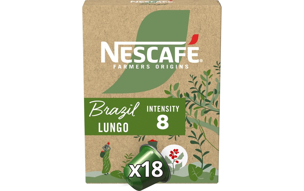 Nescafé Capsules de café Farmers Origins Brazil 18 Pièce/s