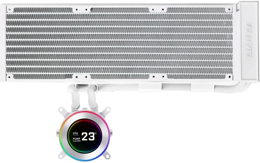 Lian Li Refroidissement à eau HydroShift II LCD 360 A-RGB Blanc