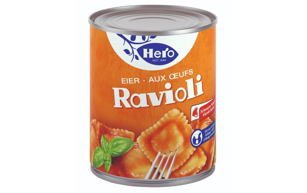 Hero Boîte Ravioli aux œufs 870 g