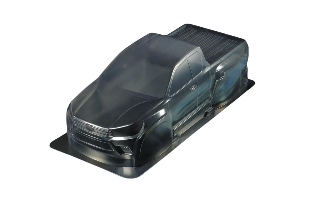 Tamiya Carrosserie Toyota Hilux Extra Cab CC-01, 1:10, non peint