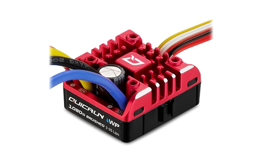 Hobbywing Régulateur Brushed QuicRun WP1080-G2 Crawler 80A, 2-3S
