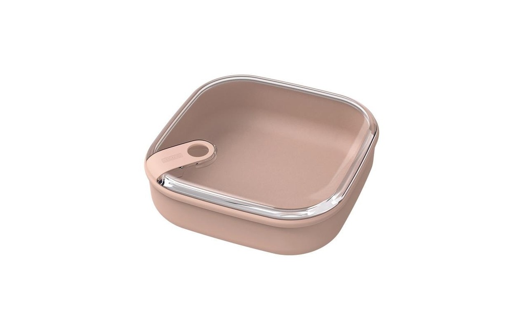 Rotho Boîte casse-croûte Ela 1 l, Meadow Rosa