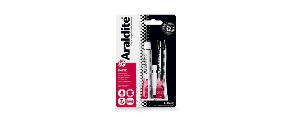 Araldite Colle à deux composants Rapide 2 tubes de 15 ml