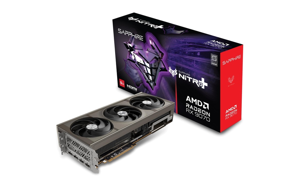 SAPPHIRE Carte graphique NITRO+ AMD Radeon RX 9070 OC 16 Go