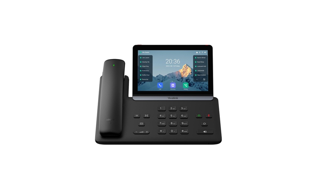 Yealink Téléphone de bureau SIP-T88W Pro Noir