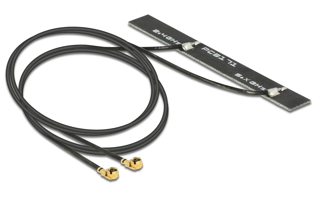 Delock Antenne Wi-Fi 5dBi MHF I 5 dBi Rayonnement omni directionnel