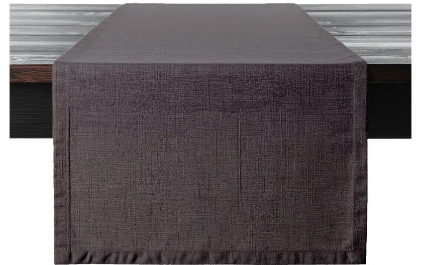 PROFLAX Chemin de table Toile 50 x 150 cm, graphite