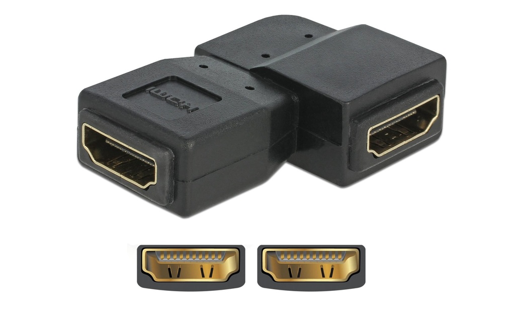 Delock Adaptateur 90° à gauche HDMI - HDMI