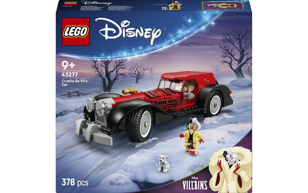 LEGO® Disney La voiture de Cruella d’Enfer 43277