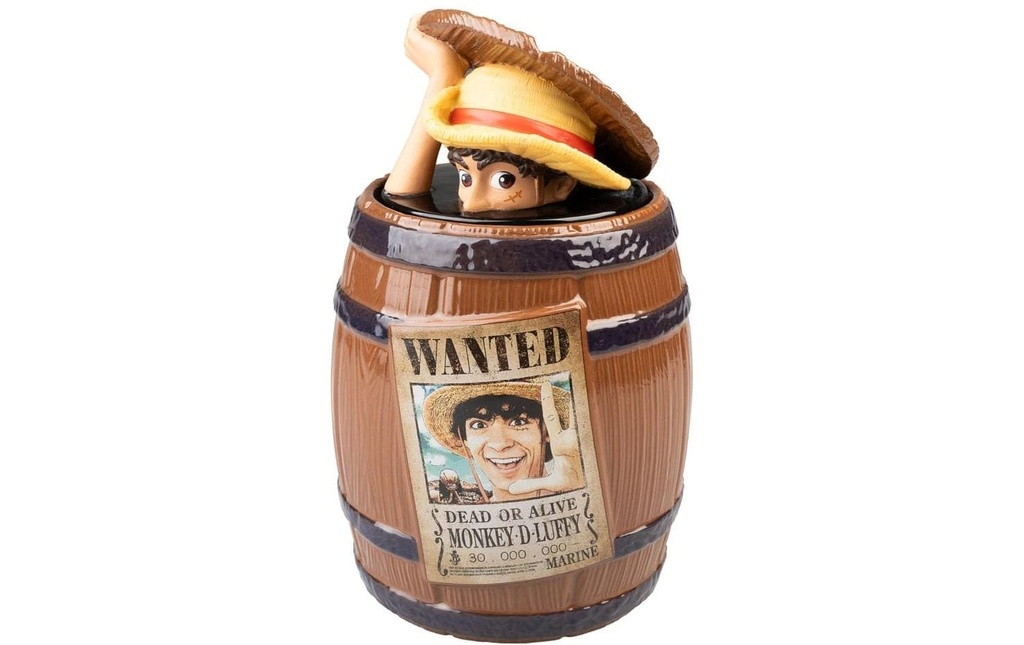 Grupo Erik One Piece Boîte à biscuits Wanted Monkey D. Luffy Brun