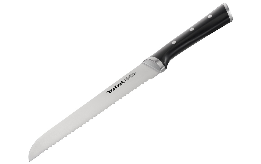Tefal Couteau à pain Ingenio Ice Force Argenté