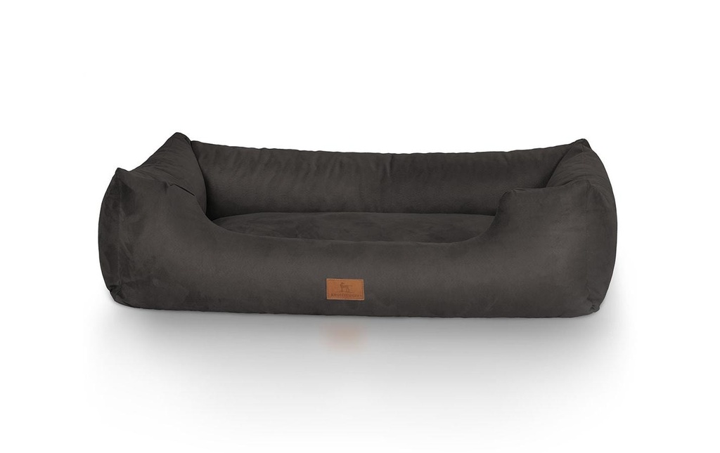 Knuffelwuff Lit Dreamline Velour XL, 105 x 75 cm, noir