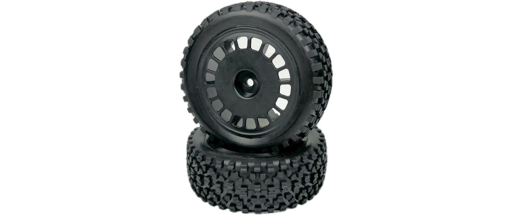 Absima 1:10 Jeu de roues de buggy Maxi Block avant noir (2)