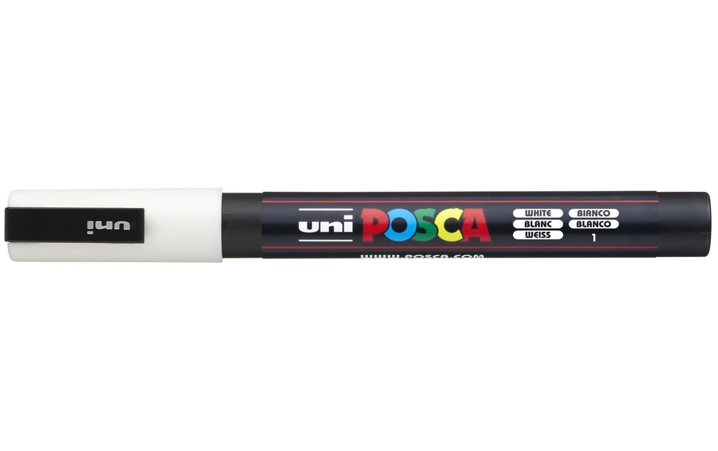 UNI POSCA Marqueur Posca 0.9mm blanc