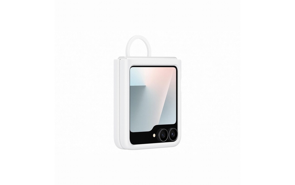 Samsung Coque arrière Etui en silicone pour Galaxy Z Fold6 White