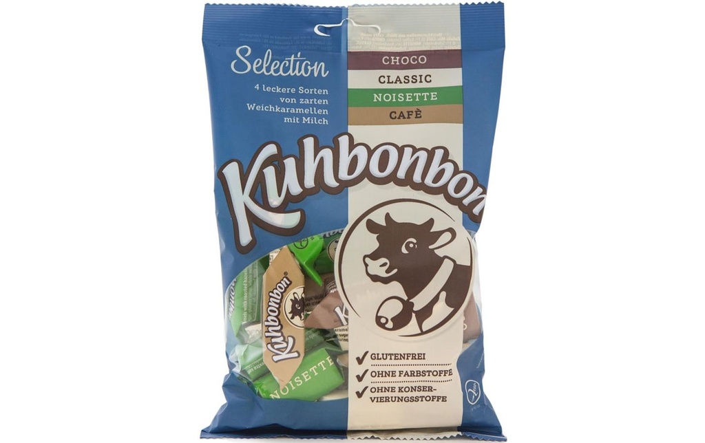 Kuhbonbon Caramel Selection Mix sachet 200 g