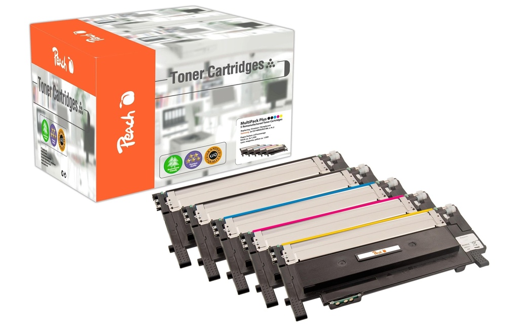 Peach Kits de toner Samsung CLT-4092 2x BK, 1x C, M, Y