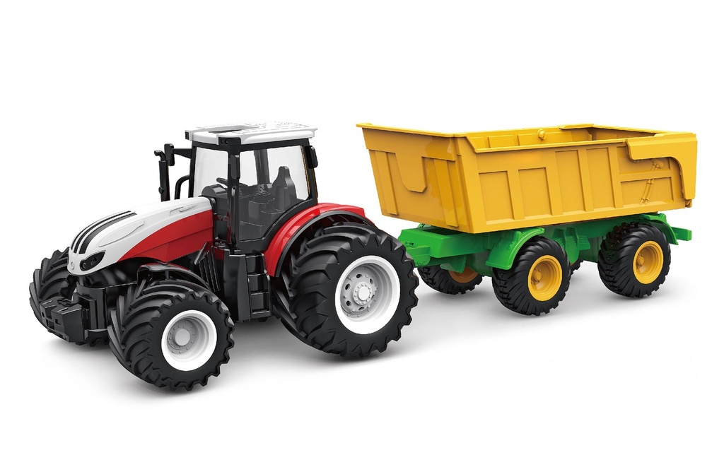 Amewi Tracteur avec remorque basculante RTR, 1:24