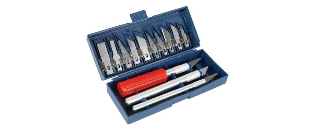 Velleman Couteau de précision Set, 13 pièces