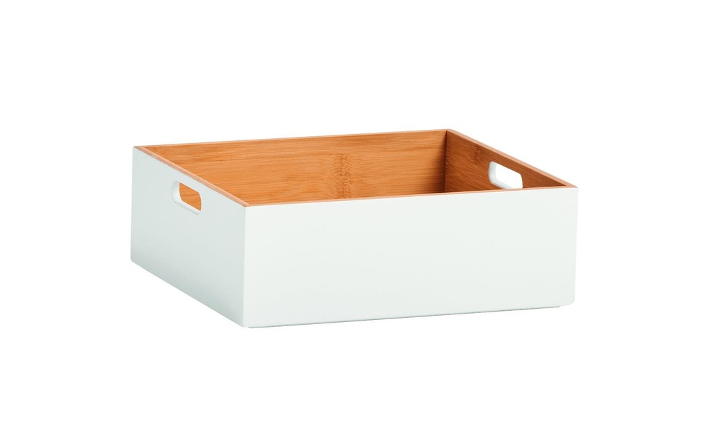 Zeller Present Caisse de rangement 30 x 10,5 cm, Blanc