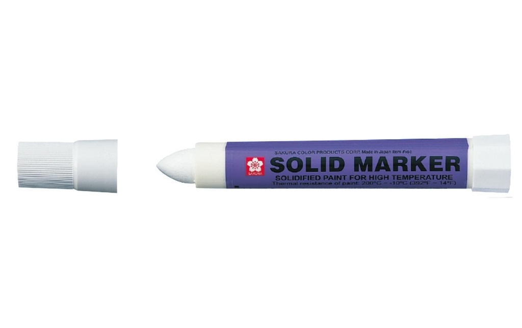 Sakura Marqueur indélébile Solid Large, Blanc
