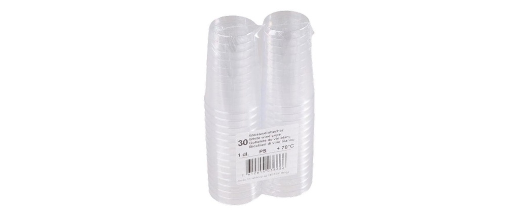 ELCO Gobelets jetables 1 dl, 30 Pièce/s