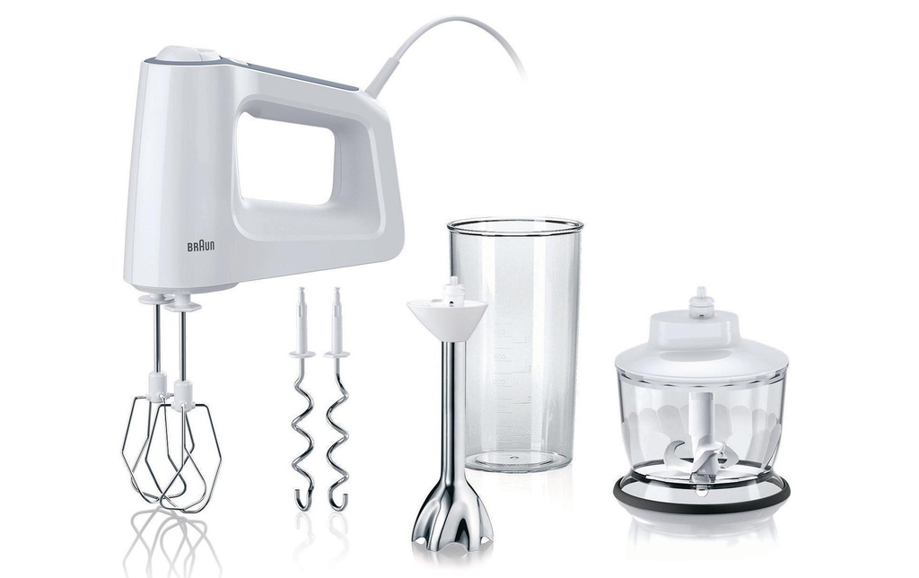 Braun Batteur MultiMix 3 HM3137WH Blanc