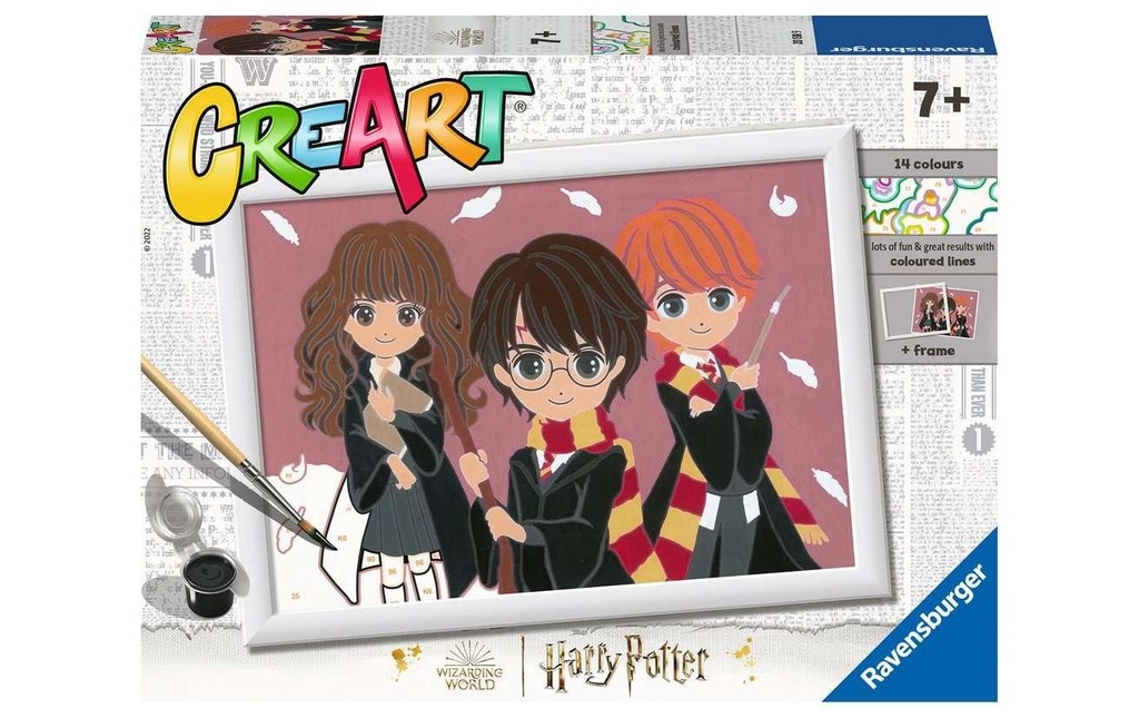 Ravensburger Peinture avec chiffres CreArt: Le trio magique