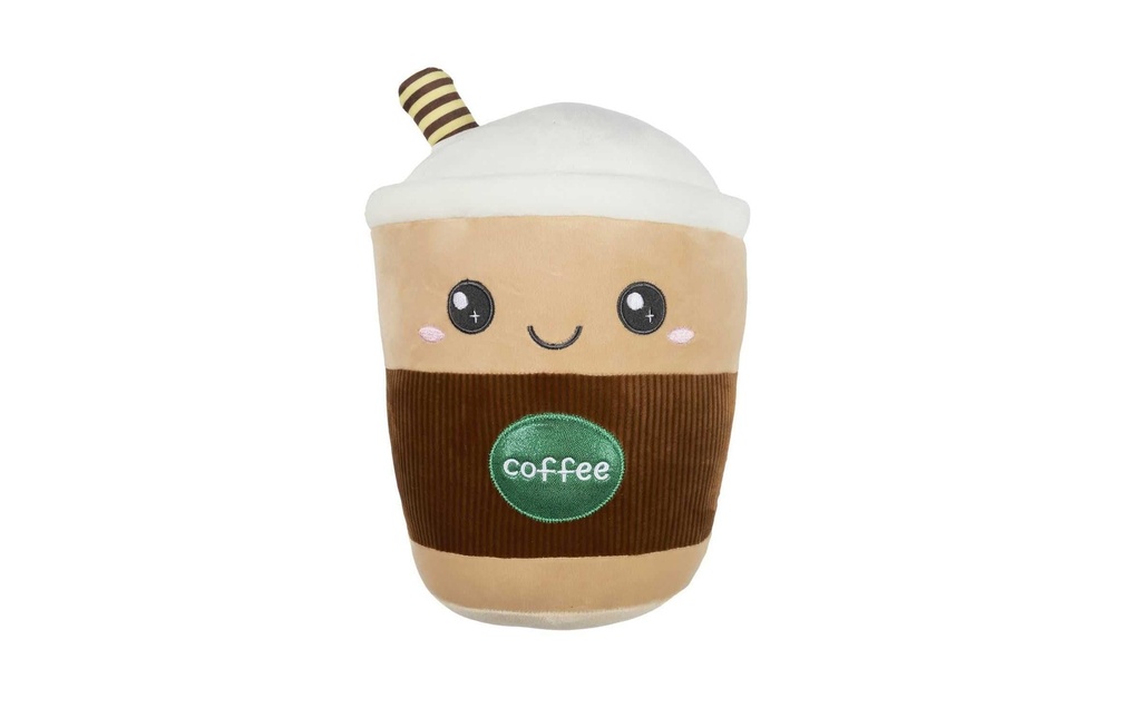 Sombo Peluche Café 29 cm, brun/blanc