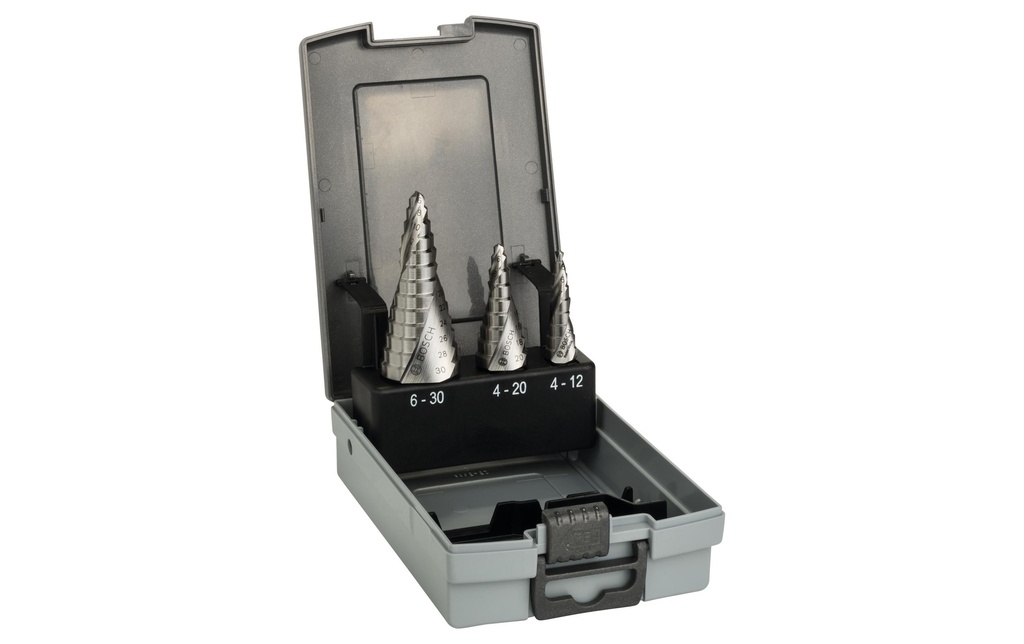 Bosch Professional Foret étagé Set HSS, 3 pièces