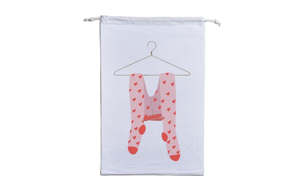 Chic Mic Sac à linge hearts 40 x 60 cm, 20 L