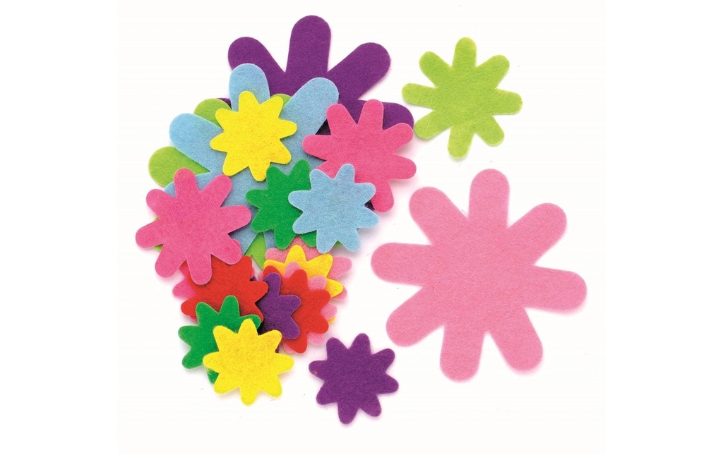 Glorex Feutre de bricolage fleurs