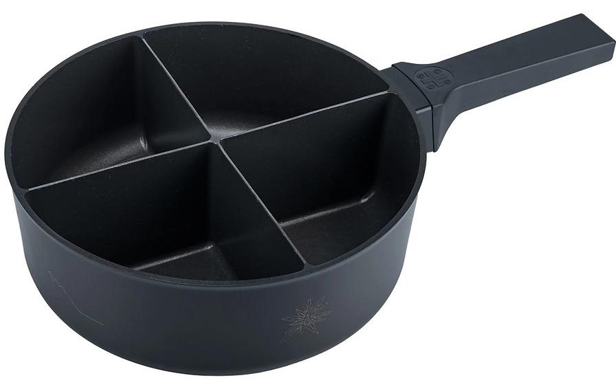 4Fondue Caquelon à fondue Noir