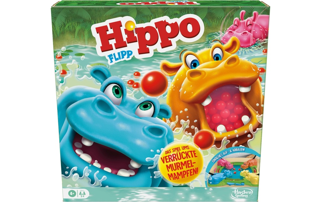 Hasbro Gaming Jeux d’enfant Hippo Flipp -DE-