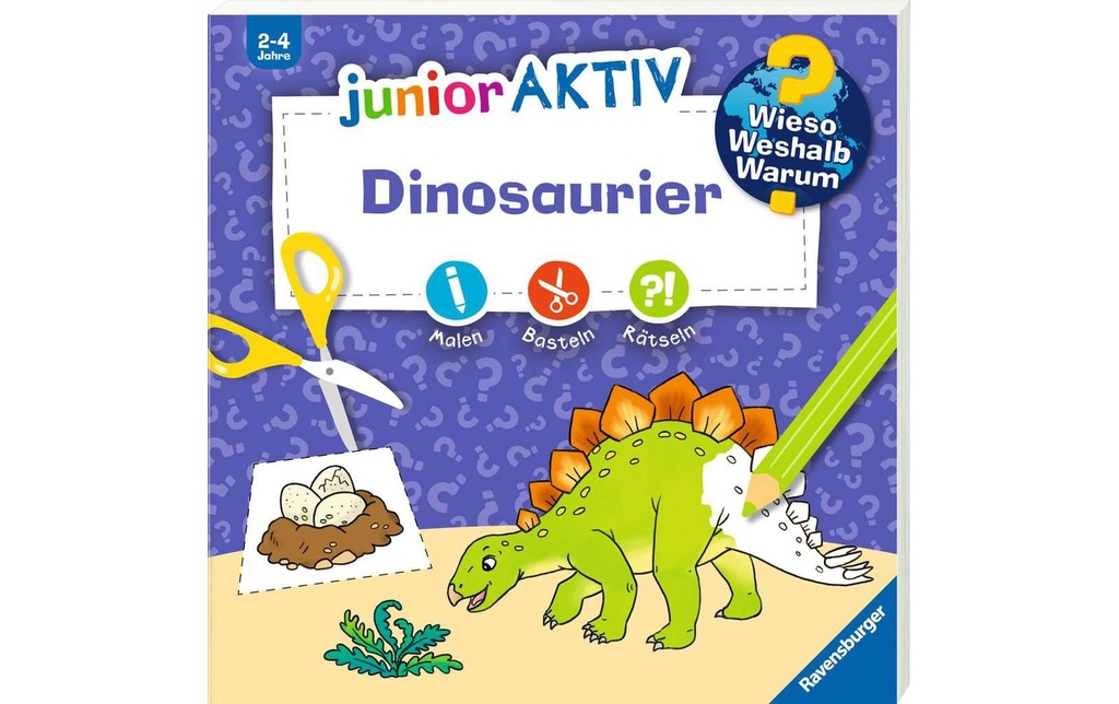 Ravensburger Livres pratiques pour enfants WWW junior AKTIV: Dinosaurier