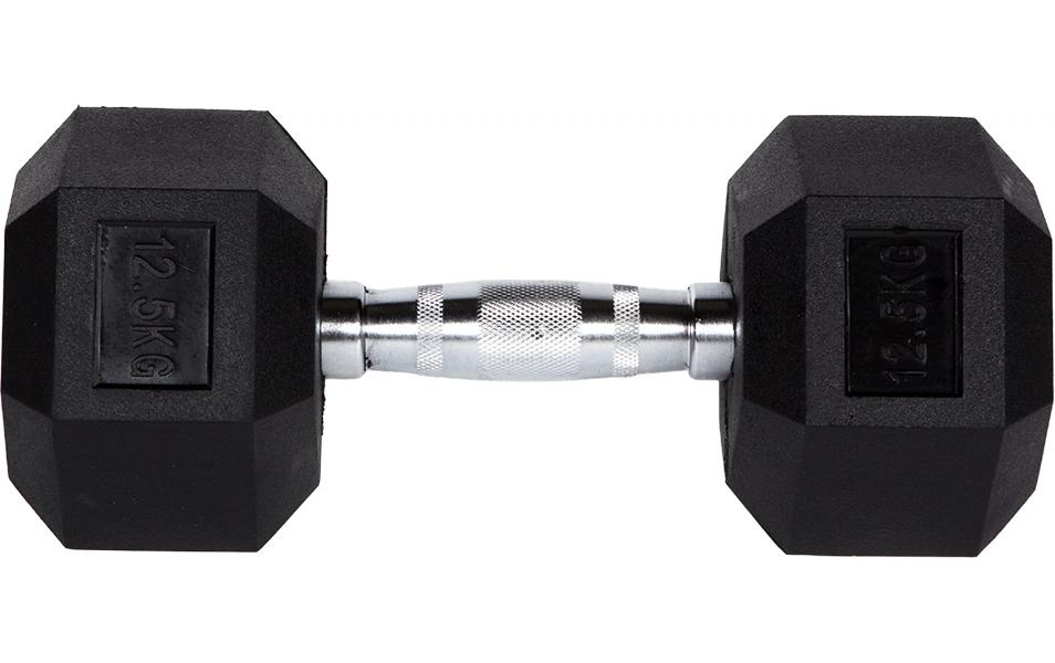 Fitcom Hex Dumbbell, 12.5 kg